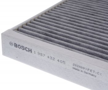 1 789 р. Фильтр воздушный салона VOLVO S60 (10-),S80 (06-),XC60 LAND ROVER Freelander 2 угольный BOSCH BOSCH 1987432405 BOSCH 1987432405  с доставкой в г. Керчь. Увеличить фотографию 2