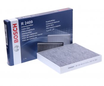 1 079 р. Фильтр воздушный салона FORD C-Max,Mondeo 4,S-Max VOLVO C30,S40 угольный BOSCH BOSCH 1987432409  с доставкой в г. Керчь. Увеличить фотографию 1