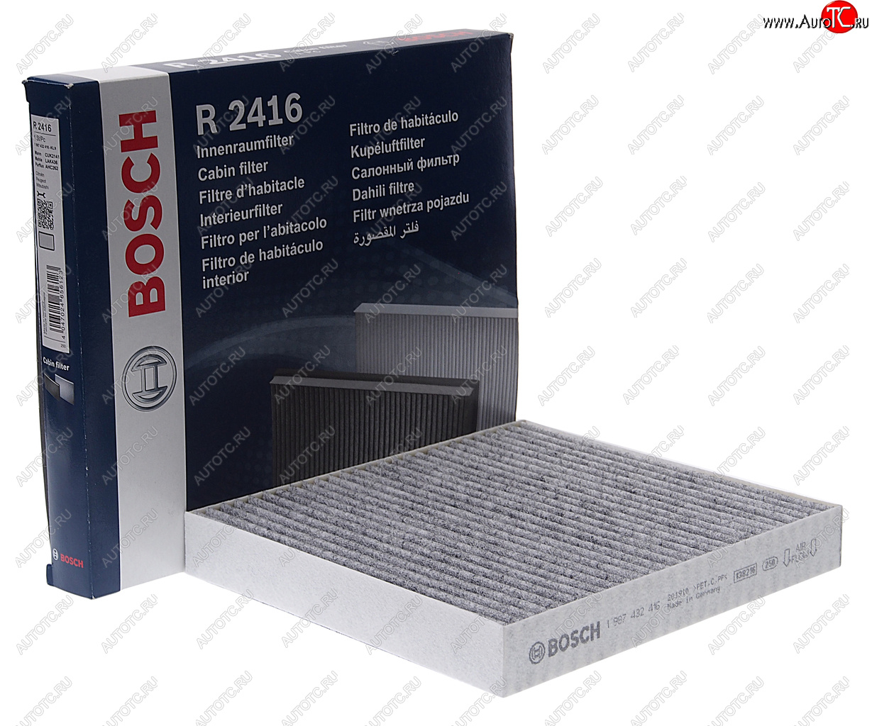 1 099 р. Фильтр воздушный салона CHEVROLET Trailblazer (12-) BOSCH BOSCH 1987432416 BOSCH 1987432416  с доставкой в г. Керчь