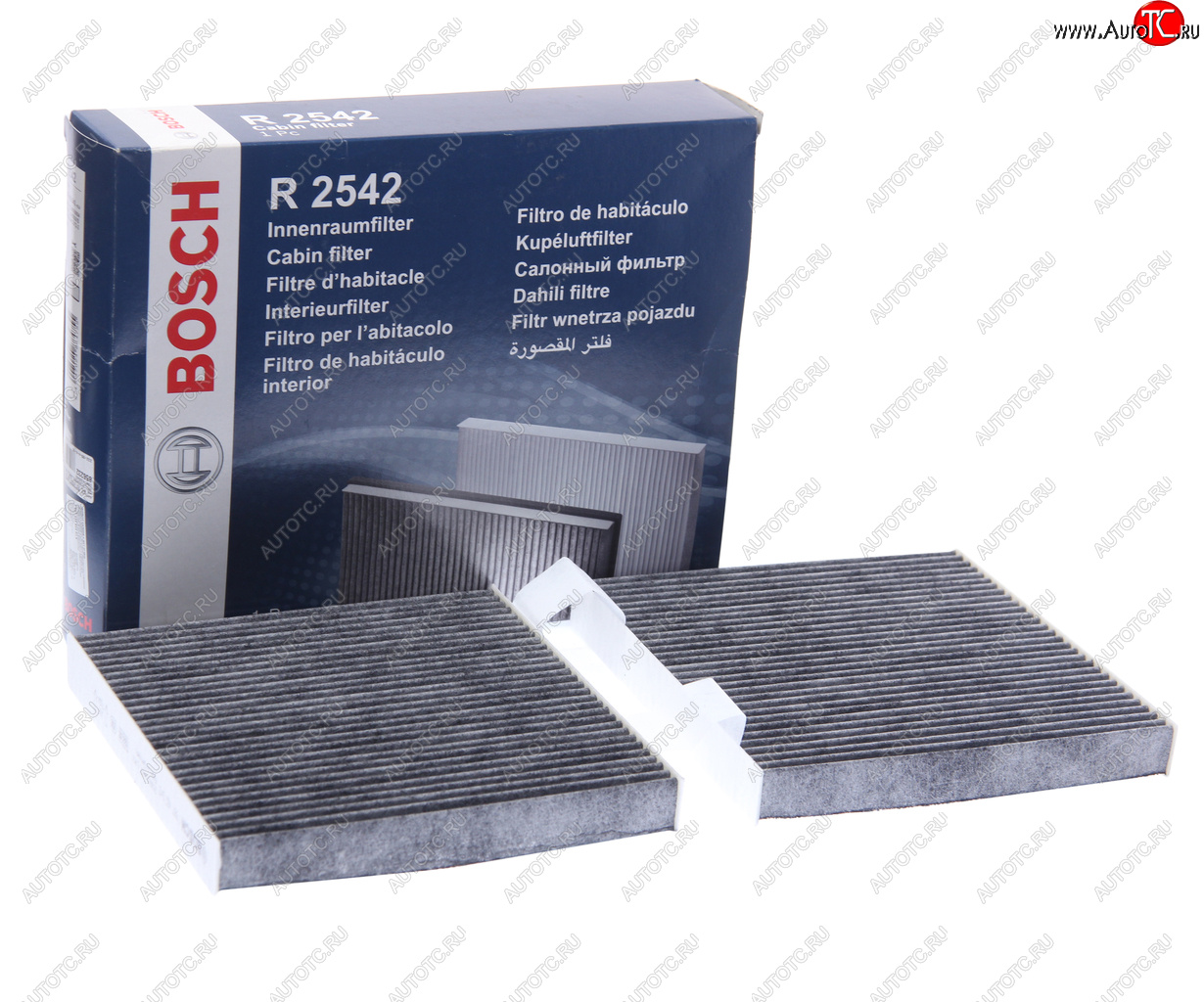 2 469 р. Фильтр воздушный салона BMW X3 (F25),X4 (F26) угольный (2шт.) BOSCH BOSCH 1987432542 BOSCH 1987432542  с доставкой в г. Керчь