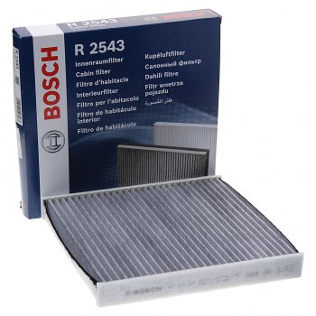 1 399 р. Фильтр воздушный салона VW Golf 7 AUDI A3 (13-) SKODA Octavia (13-) угольный BOSCH BOSCH 1987432543  с доставкой в г. Керчь. Увеличить фотографию 1