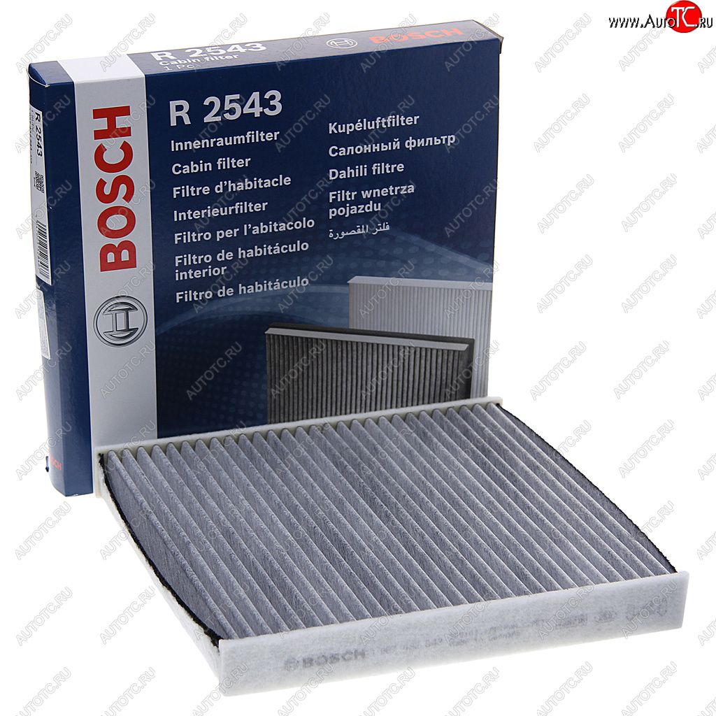 1 399 р. Фильтр воздушный салона VW Golf 7 AUDI A3 (13-) SKODA Octavia (13-) угольный BOSCH BOSCH 1987432543  с доставкой в г. Керчь