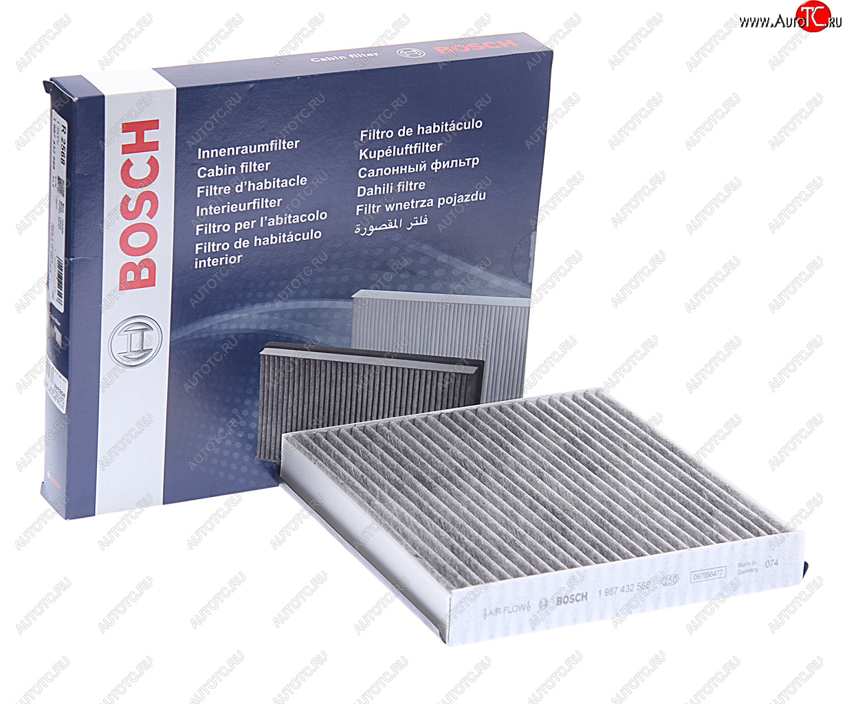 1 789 р. Фильтр воздушный салона JAGUAR XJ,XF (08-) угольный BOSCH BOSCH 1987432568  с доставкой в г. Керчь