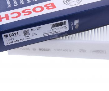 949 р. Фильтр воздушный салона ЛАДА Vesta,X-Ray RENAULT Logan,Sandero (14-) BOSCH BOSCH 1987435011 BOSCH 1987435011  с доставкой в г. Керчь. Увеличить фотографию 2