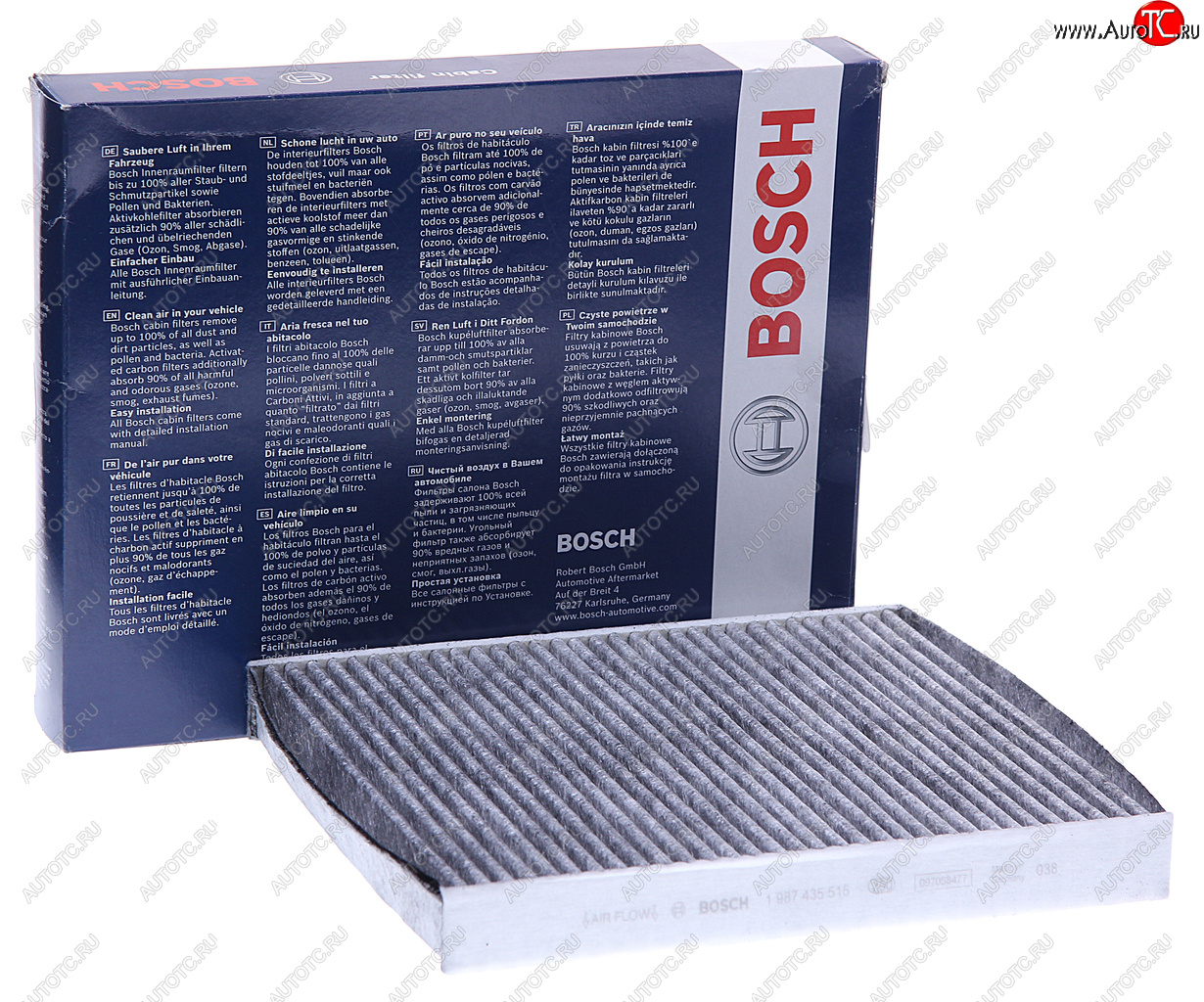 1 229 р. Фильтр воздушный салона OPEL Astra G (98-05),H (07-09) угольный BOSCH BOSCH 1987435515 BOSCH 1987435515  с доставкой в г. Керчь