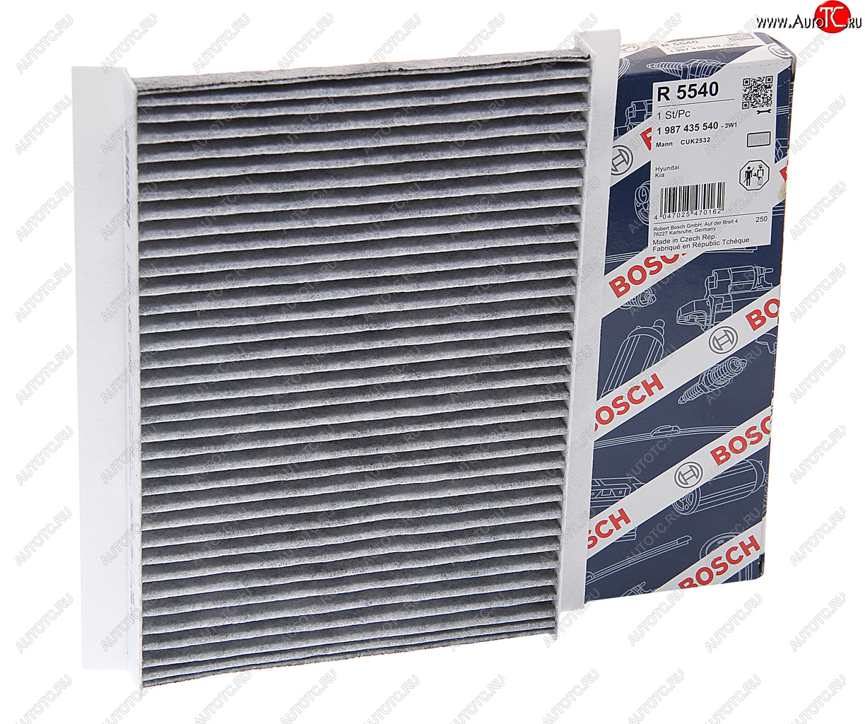 1 059 р. Фильтр воздушный салона HYUNDAI i30 (08-12) KIA Ceed (07-12) угольный BOSCH BOSCH 1987435540 BOSCH 1987435540  с доставкой в г. Керчь