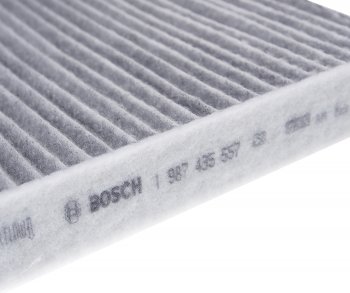 1 299 р. Фильтр воздушный салона TOYOTA Auris (12-),Corolla,Hilux (05-) угольный BOSCH BOSCH 1987435557  с доставкой в г. Керчь. Увеличить фотографию 2