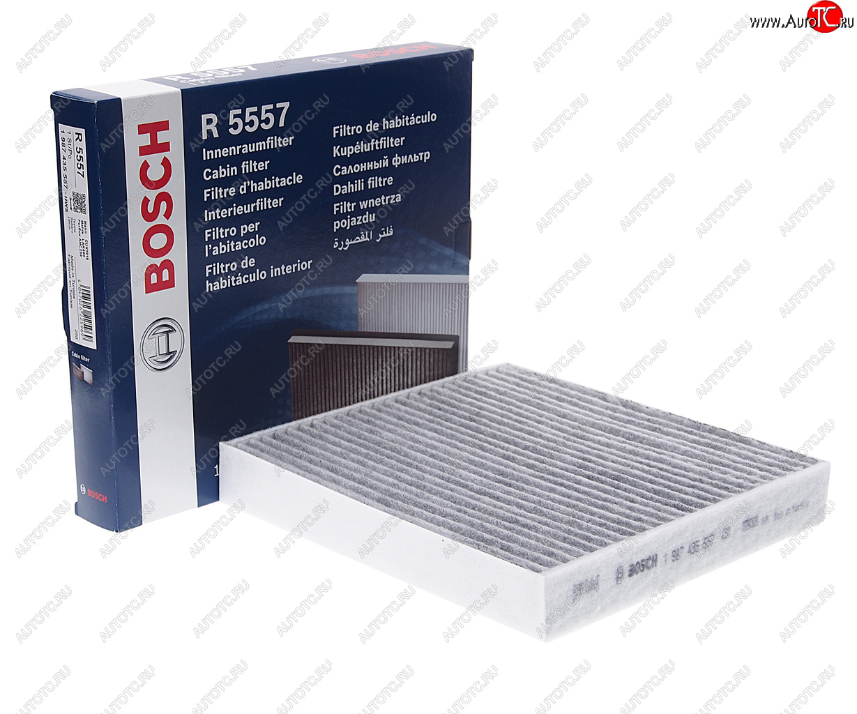 1 299 р. Фильтр воздушный салона TOYOTA Auris (12-),Corolla,Hilux (05-) угольный BOSCH BOSCH 1987435557  с доставкой в г. Керчь