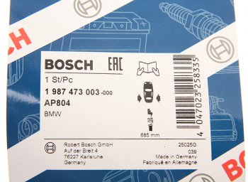 1 099 р. Датчик износа тормозных колодок BMW 5 (E60),6 (E63,E64) задний (1шт.) BOSCH BOSCH 1987473003  с доставкой в г. Керчь. Увеличить фотографию 2