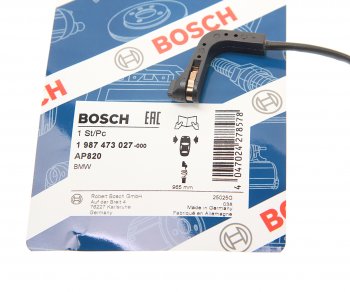 1 059 р. Датчик износа тормозных колодок BMW X5 (E70),X6 (E71) передний BOSCH BOSCH 1987473027  с доставкой в г. Керчь. Увеличить фотографию 2