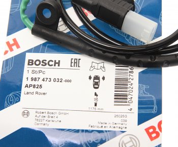 1 149 р. Датчик износа тормозных колодок LAND ROVER Discovery 2 передний BOSCH BOSCH 1987473032  с доставкой в г. Керчь. Увеличить фотографию 2