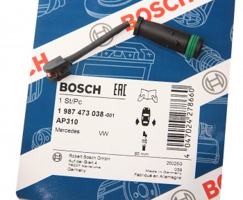 419 р. Датчик износа тормозных колодок MERCEDES Sprinter (06-) VW Crafter (11-) задний BOSCH BOSCH 1987473038  с доставкой в г. Керчь. Увеличить фотографию 2