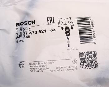 1 469 р. Датчик износа тормозных колодок BMW X5 (E70,F15,F85),X5 M,X6 (E71,E72,F16,F86) передний BOSCH BOSCH 1987473521  с доставкой в г. Керчь. Увеличить фотографию 4