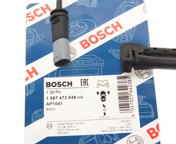 1 149 р. Датчик износа тормозных колодок BMW X1 (F48) передний BOSCH BOSCH 1987473548  с доставкой в г. Керчь. Увеличить фотографию 2