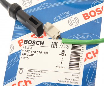 699 р. Датчик износа тормозных колодок FORD задний (1шт.) BOSCH BOSCH 1987473575 BOSCH 1987473575  с доставкой в г. Керчь. Увеличить фотографию 2