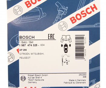 919 р. Ремкомплект MITSUBISHI Outlander колодок тормозных передних BOSCH BOSCH 1987474325  с доставкой в г. Керчь. Увеличить фотографию 2