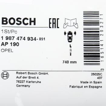 1 499 р. Датчик износа тормозных колодок OPEL Omega B (94-01) передний BOSCH BOSCH 1987474934  с доставкой в г. Керчь. Увеличить фотографию 6