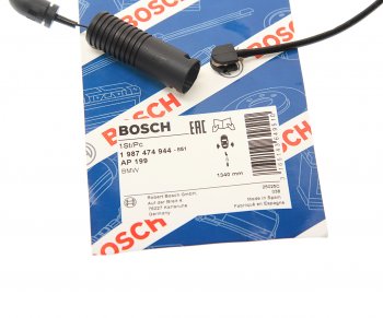 899 р. Датчик износа тормозных колодок BMW 3 (E46) задний (1шт.) BOSCH BOSCH 1987474944  с доставкой в г. Керчь. Увеличить фотографию 2
