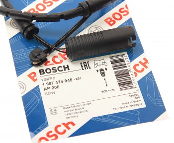 669 р. Датчик износа тормозных колодок BMW X5 (E53) передний BOSCH BOSCH 1987474945  с доставкой в г. Керчь. Увеличить фотографию 2