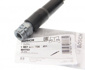 1 069 р. Шланг тормозной VW Jetta (07-) AUDI A3 (04-) задний BOSCH BOSCH 1987476284 BOSCH 1987476284  с доставкой в г. Керчь. Увеличить фотографию 2