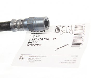 649 р. Шланг тормозной MERCEDES E (W124,W210),S (W140),190 (W201) задний BOSCH BOSCH 1987476396  с доставкой в г. Керчь. Увеличить фотографию 2