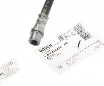 919 р. Шланг тормозной MERCEDES C (W202) (93-00) передний левый/правый BOSCH BOSCH 1987476439 BOSCH 1987476439  с доставкой в г. Керчь. Увеличить фотографию 2