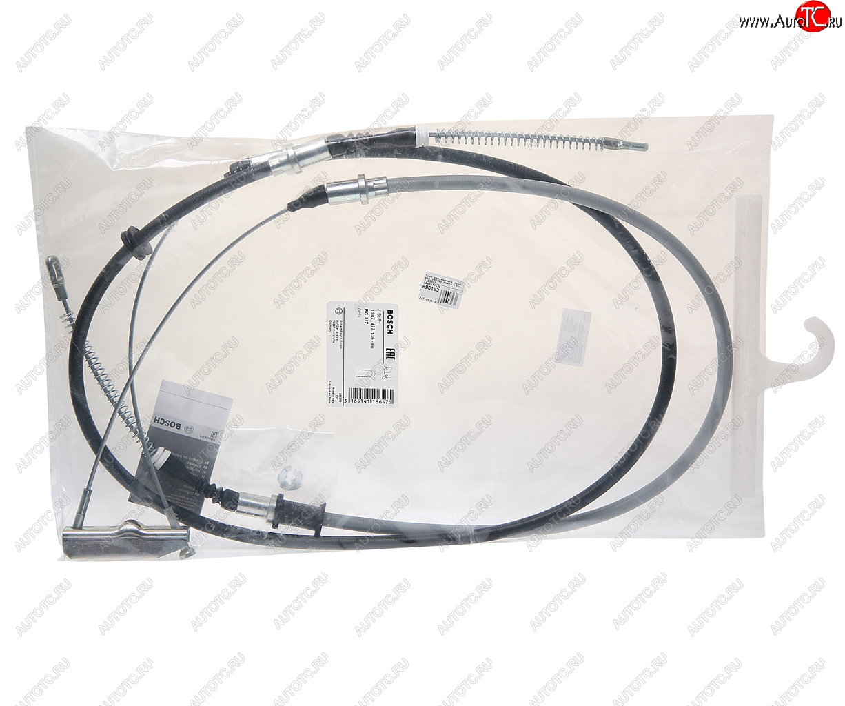 2 179 р. Трос стояночного тормоза DAEWOO Nexia (99-) BOSCH BOSCH 1987477136  с доставкой в г. Керчь