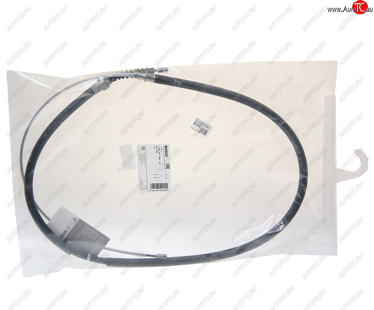 1 249 р. Трос стояночного тормоза VW Bora (98-05) AUDI A3 (96-03) SKODA Octavia (96-10) задний BOSCH BOSCH 1987477696  с доставкой в г. Керчь