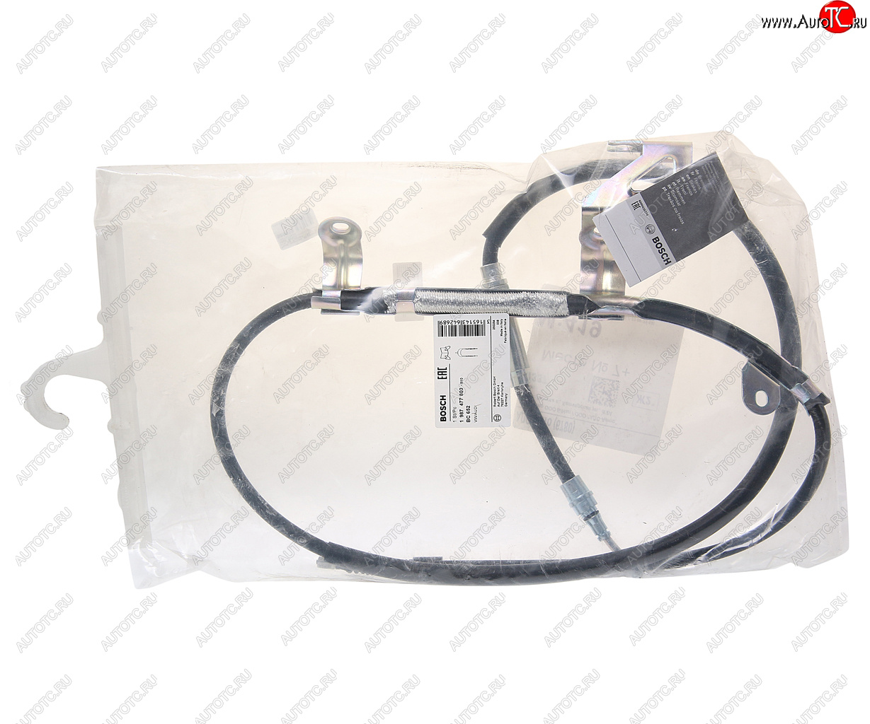 3 899 р. Трос стояночного тормоза VW Passat (96-) левый BOSCH BOSCH 1987477803 BOSCH 1987477803  с доставкой в г. Керчь