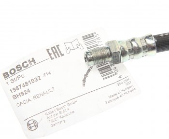 769 р. Шланг тормозной RENAULT Logan (04-),Sandero (07-) передний левыйправый BOSCH BOSCH 1987481032  с доставкой в г. Керчь. Увеличить фотографию 2