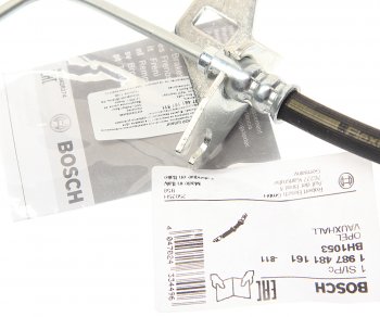 2 169 р. Шланг тормозной OPEL Astra (04-) задний BOSCH BOSCH 1987481161 BOSCH 1987481161  с доставкой в г. Керчь. Увеличить фотографию 2