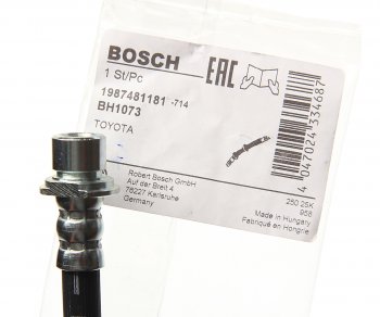 1 239 р. Шланг тормозной TOYOTA Rav 4 (00-05) задний BOSCH BOSCH 1987481181  с доставкой в г. Керчь. Увеличить фотографию 2