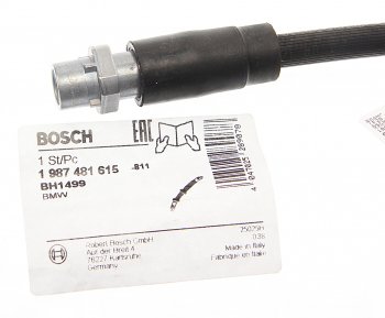 1 539 р. Шланг тормозной BMW 1 (F20,F21) передний BOSCH BOSCH 1987481615  с доставкой в г. Керчь. Увеличить фотографию 2