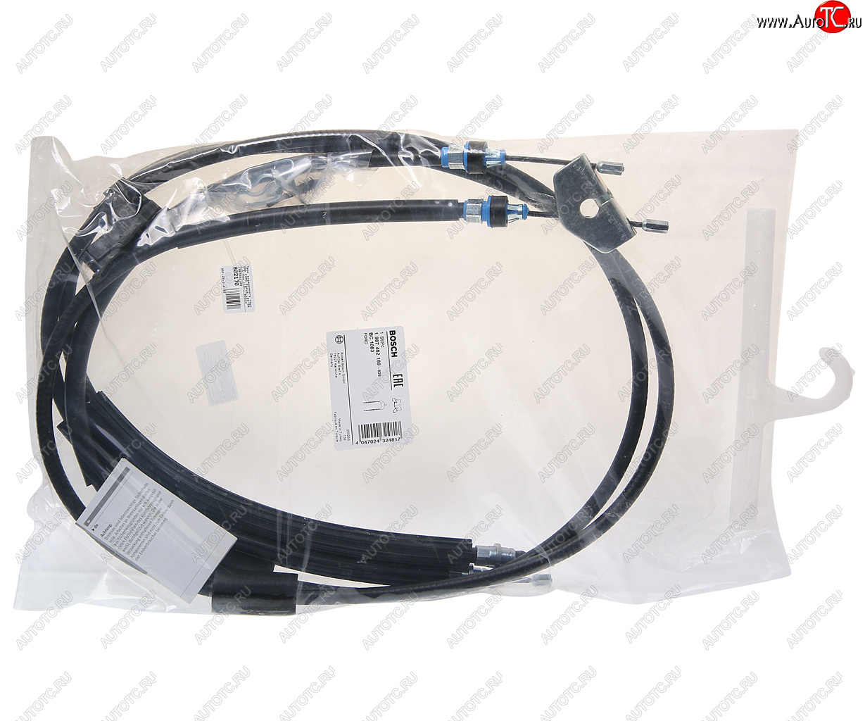 4 649 р. Трос стояночного тормоза FORD Focus (04-08),C-Max (10-) BOSCH BOSCH 1987482189  с доставкой в г. Керчь