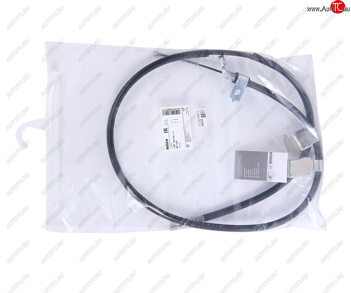 4 649 р. Трос стояночного тормоза NISSAN Qashqai (07-13) задний правый BOSCH BOSCH 1987482339  с доставкой в г. Керчь
