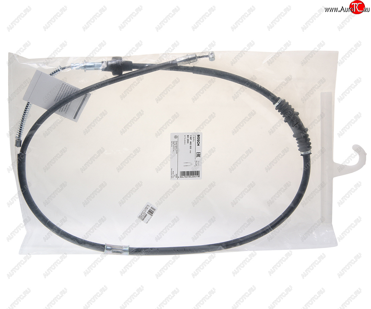 2 599 р. Трос стояночного тормоза MITSUBISHI Lancer (1.3/1.6/2.0) левый 1525мм BOSCH BOSCH 1987482533 BOSCH 1987482533  с доставкой в г. Керчь