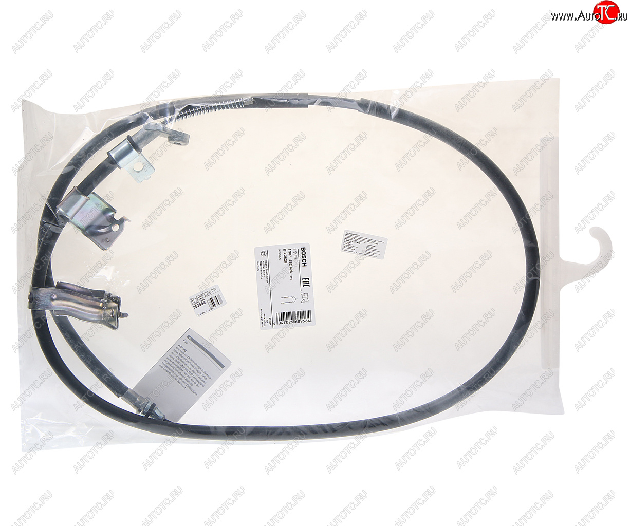 3 299 р. Трос стояночного тормоза NISSAN X-Trail (T31) правый BOSCH BOSCH 1987482628  с доставкой в г. Керчь