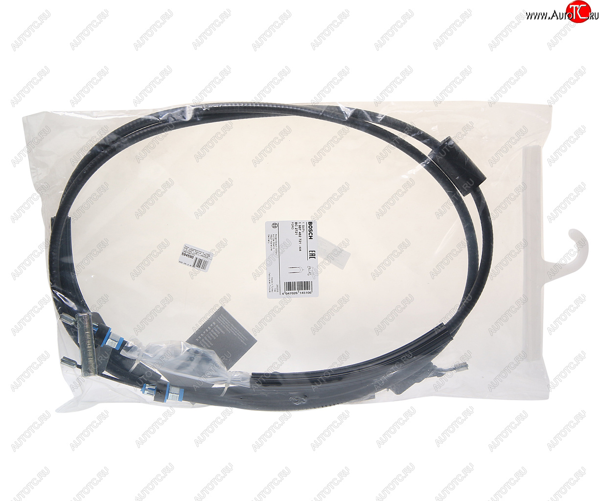 2 379 р. Трос стояночного тормоза FORD Focus (04-08),C-Max (10-) задний BOSCH BOSCH 1987482721  с доставкой в г. Керчь