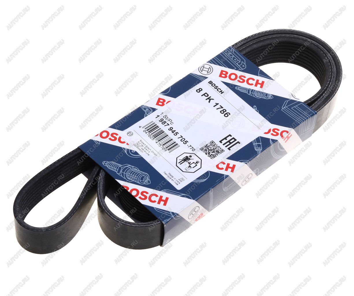 2 459 р. Ремень приводной поликлиновой 8PK1786 BMW X3 (F25) BOSCH BOSCH 1987945705  с доставкой в г. Керчь