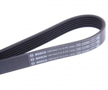 1 589 р. Ремень приводной поликлиновой 6PK1836 BOSCH BOSCH 1987945714  с доставкой в г. Керчь. Увеличить фотографию 2