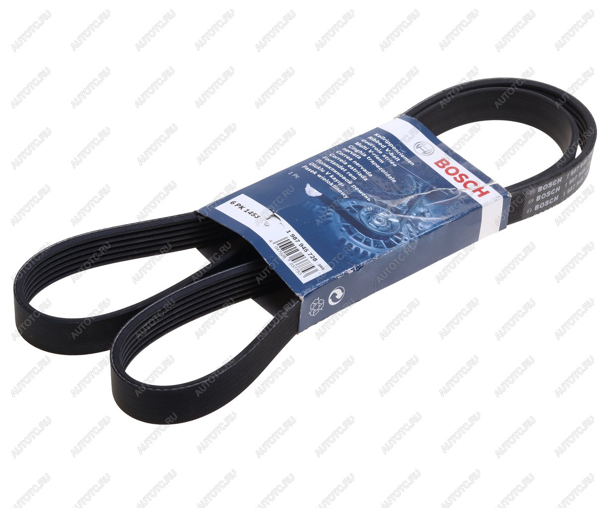 1 259 р. Ремень приводной поликлиновой 6PK1453 PEUGEOT Partner BOSCH BOSCH 1987945728  с доставкой в г. Керчь