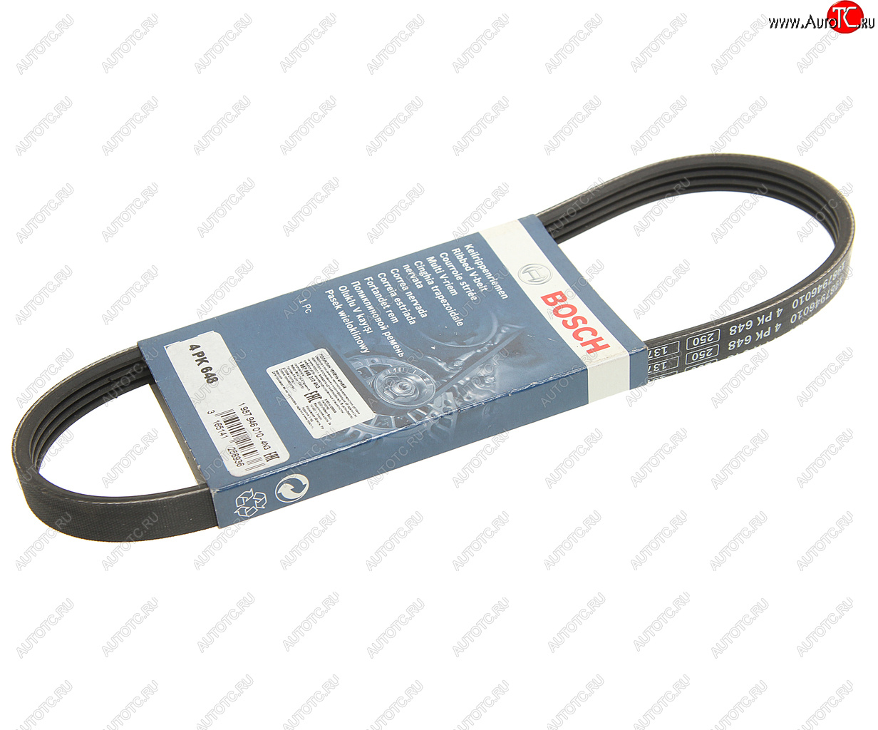295 р. Ремень приводной поликлиновой 4PK648 BOSCH BOSCH 1987946010 BOSCH 1987946010  с доставкой в г. Керчь
