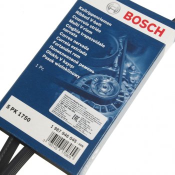 989 р. Ремень приводной поликлиновой 5PK1750 BOSCH BOSCH 1987946045  с доставкой в г. Керчь. Увеличить фотографию 2