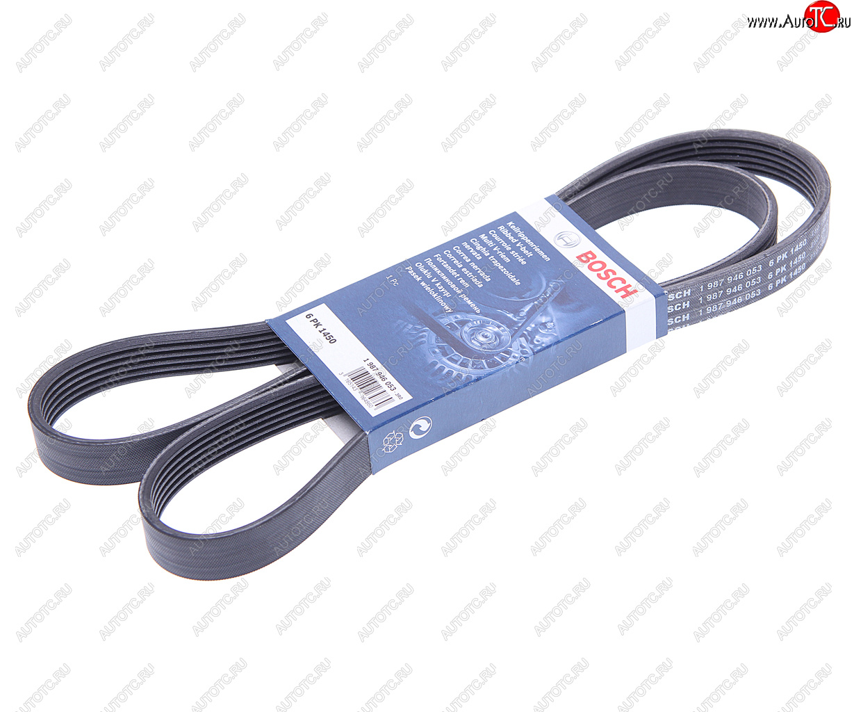 1 129 р. Ремень приводной поликлиновой 6PK1450 BOSCH BOSCH 1987946053 BOSCH 1987946053  с доставкой в г. Керчь