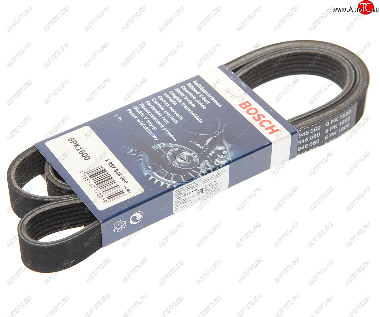 1 349 р. Ремень приводной поликлиновой 6PK1600 BOSCH BOSCH 1987946060  с доставкой в г. Керчь