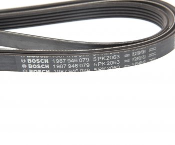 1 699 р. Ремень приводной поликлиновой 5PK2063 BOSCH BOSCH 1987946079  с доставкой в г. Керчь. Увеличить фотографию 2