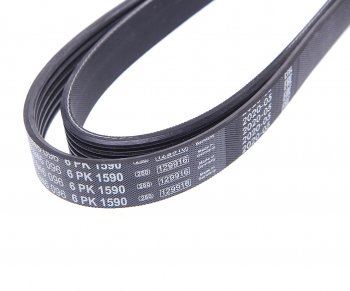 1 329 р. Ремень приводной поликлиновой 6PK1590 AUDI A4 (04-) BOSCH BOSCH 1987946096  с доставкой в г. Керчь. Увеличить фотографию 2