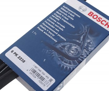 1 499 р. Ремень приводной поликлиновой 6PK2238 MERCEDES E (W211) BOSCH BOSCH 1987946104  с доставкой в г. Керчь. Увеличить фотографию 2