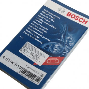 799 р. Ремень приводной поликлиновой 4PK819 BOSCH BOSCH 1987946107  с доставкой в г. Керчь. Увеличить фотографию 2