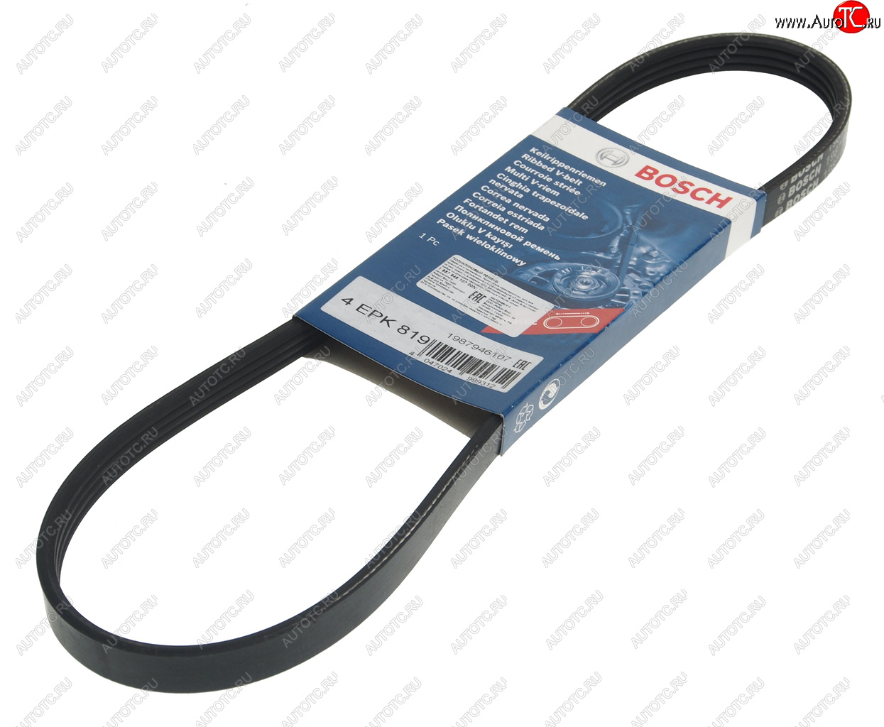 799 р. Ремень приводной поликлиновой 4PK819 BOSCH BOSCH 1987946107  с доставкой в г. Керчь